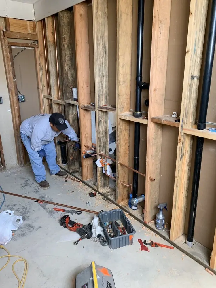 Commercial rough-in plumbing for Trenchless Sewer Repair in Upper Deerfield